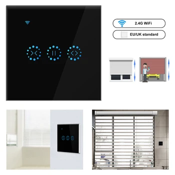 

WiFi Smart Curtain Switch Remote Control for Electric Motorized Curtain Blind Roller Shutter Works with Alexa and Google Home