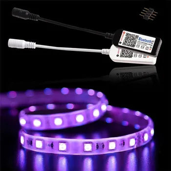 

Wifi Mini RGB Bluetooth Controller DC 5V 12V 24V Mini Music Bluetooth Controller Light Strip Controller For RGB RGBW LED Strip