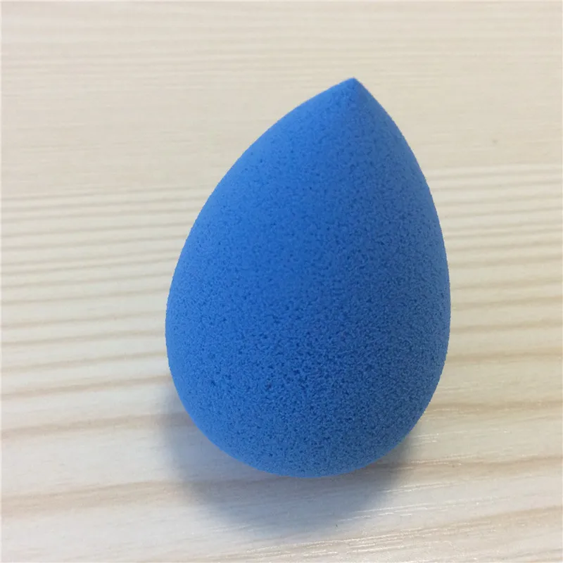 blue Модный стиль, женский макияж, основа для макияжа, губка косметический спонж идеальная пудра, гладкие косметические инструменты, капелька, пышная Мода - Цвет: blue