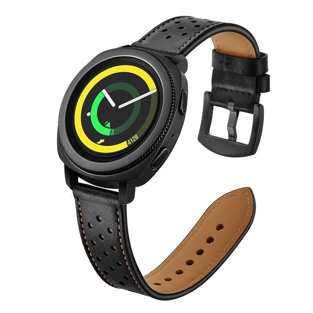 Ouhaobin ремешки для samsung Galaxy Watch активный кожаный ремешок для часов сменный ремешок для умных часов