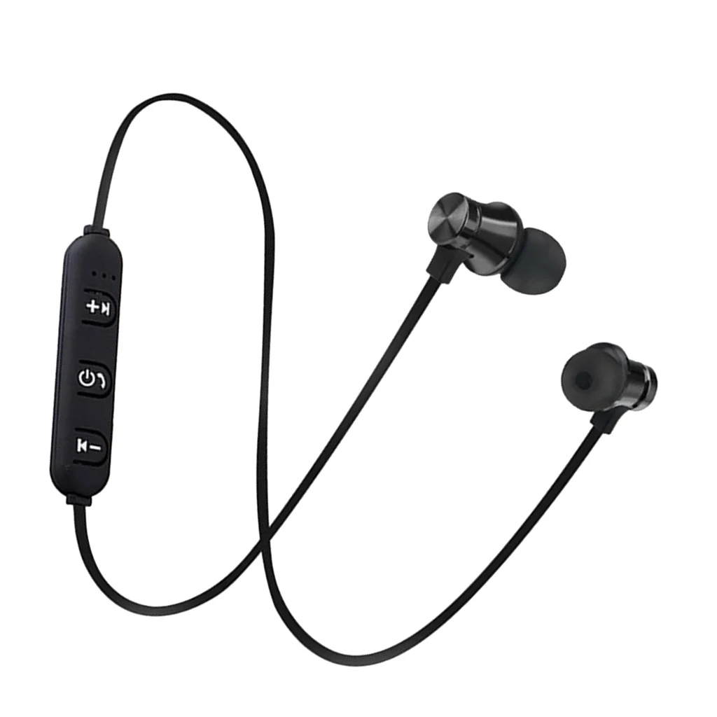 Bluetooth Neck Headphones, Wireless Earbuds Sweat-proof Sport Earphones w/Mic Stereo Noise Canceling for Men Women Kids