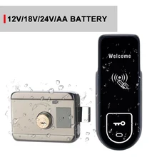 Cerradura de puerta automática resistente al agua IP65, bloqueo con tarjeta de voltaje de trabajo de 6V, larga duración de la batería para exteriores