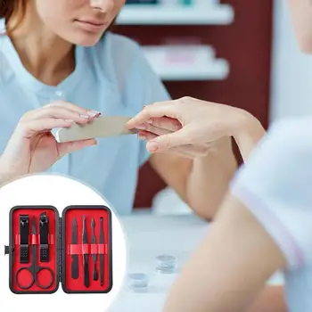 

7 Pcs / Set Multifunctional Nail Clippers New Portable Tool Manicure Nail Beauty set Stainless Set Pedicure Nail Steel