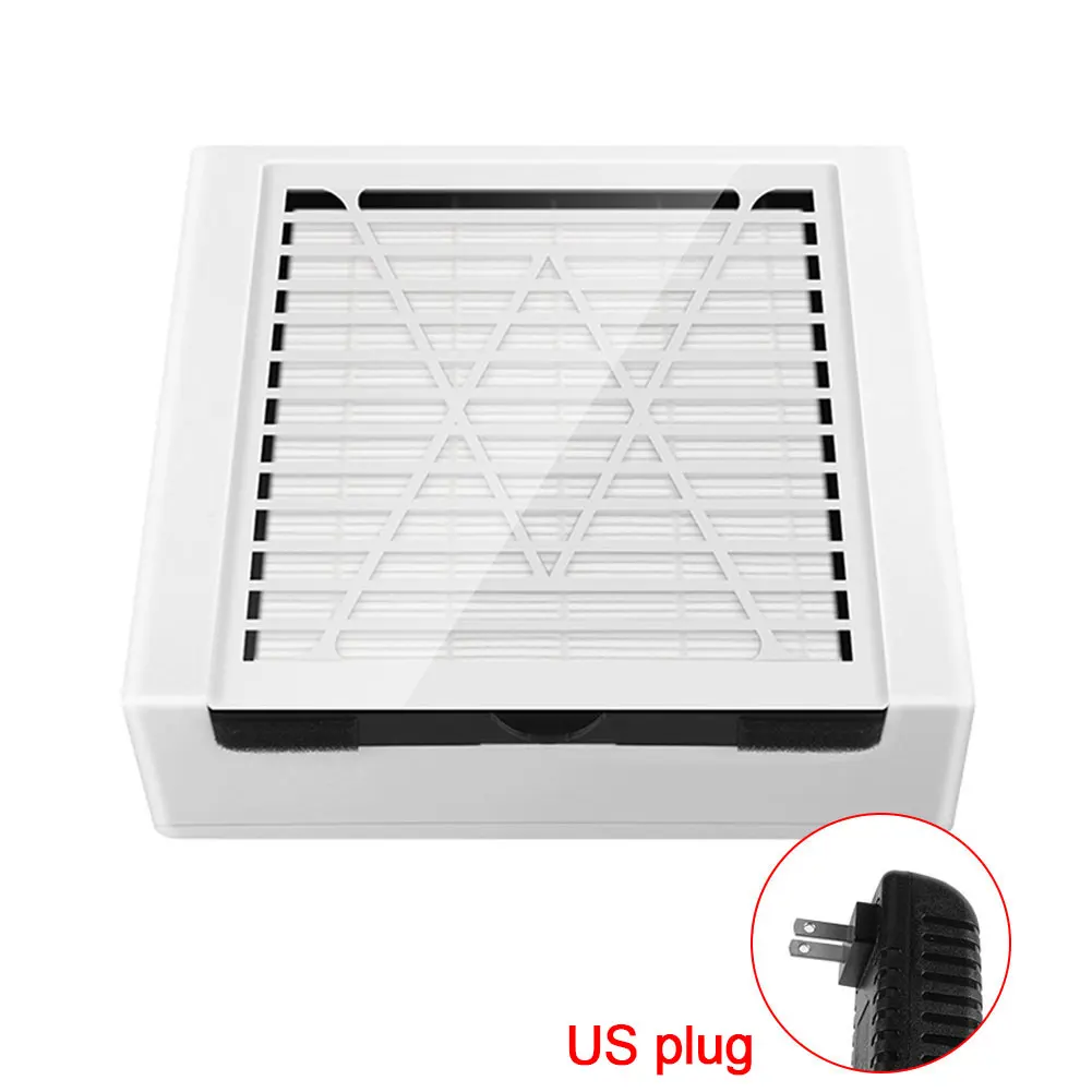 

Art Large Area Nail Dust Collector Easy Operate Portable Vacuum Suction Manicure Pulling Filter Salon Professional ABS Home