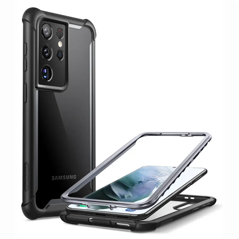 Чехол-бампер для Samsung Galaxy S21 Ultra 6 8 дюйма (2021) I-BLASON Ares прочный полноразмерный