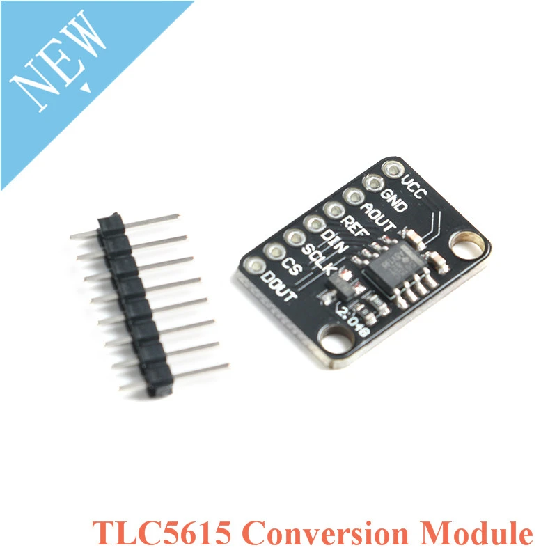 TLC5615 10 bit DAC Serial Módulo Convertidor de digital a analógico 1 un
