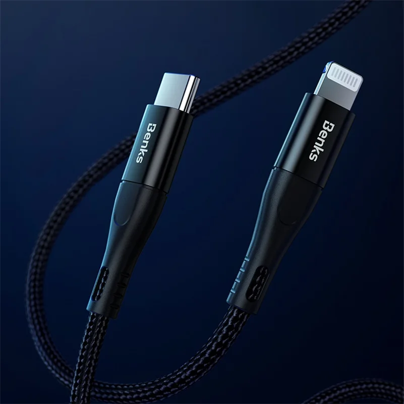 MFI Сертифицированный usb type c к lightning Кабель для iPhone 11 pro xs max xr 8 7 6s plus 5S ipad зарядное устройство PD Быстрая зарядка 2 м - Цвет: M17