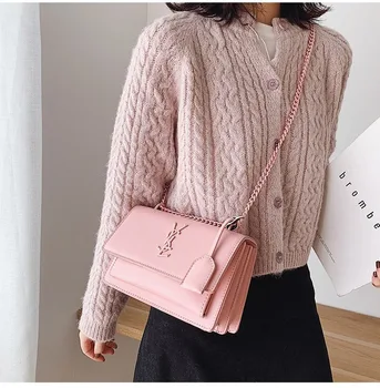 

2020 new Korean version of the female bag temperament chain package poor multi-layer organ bag tide shoulder bag fashion bag