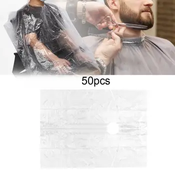 

Hair Dressing Gown 50pcs Disposable Hair Cutting Dyeing Apron Waterproof Hairdressing Gown Cape 92 x 130cm Barber Salon Tools d