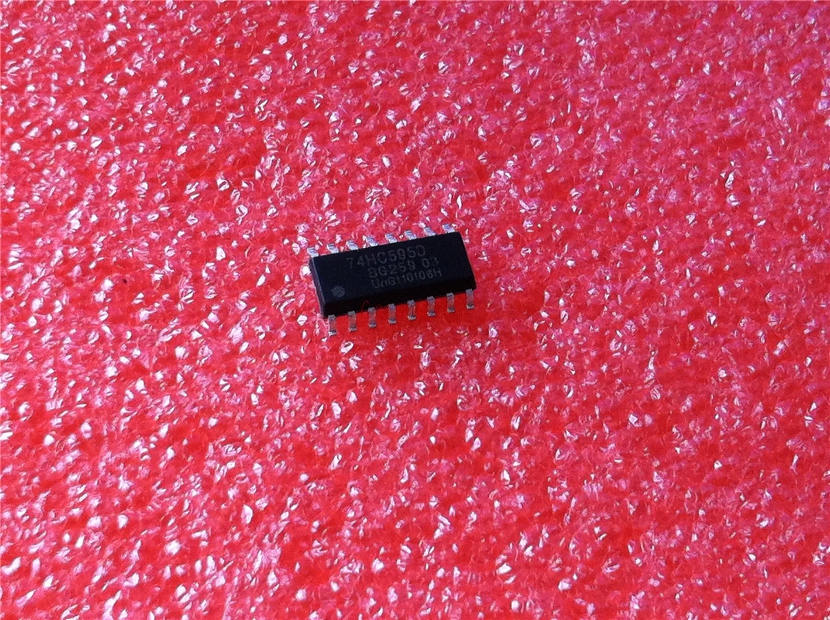 

20pcs/lot 74HC595D 74HC595 SOP-16 Counter Shift Registers 8bit Shiftr new original In Stock
