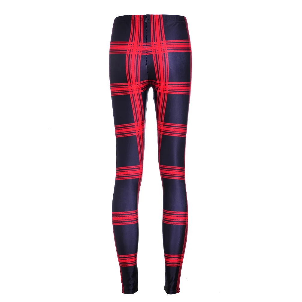 

New Style Star Digital Printing Red String Plaid College Style One -Piece Trousers Tylgs-3620
