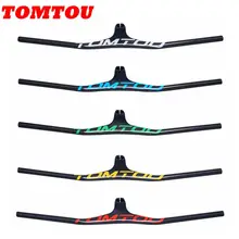 

TOMTOU Carbon Bike Mountain Integrated Handlebar MTB Bicycle Handlebar Bike Parts Rise - 17 Degrees Stem 80/90/100/110mm