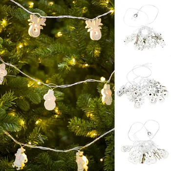 

Garden Christmas Fairy String Light Glowing Festive Wooden Home Decoration Night Lamp Led Tree Hanging Easy Install Gift