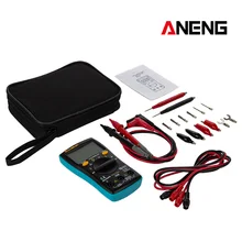 ANENG M10 AN8001 Portable LCD Digital Multimeter 6000 Counts Backlight AC/DC Ammeter Voltmeter Ohm Meter Teste ANENG M10 AN8001 Portable LCD Digital Multimeter 6000 Counts Backlight AC/DC Ammeter Voltmeter Ohm Meter Teste