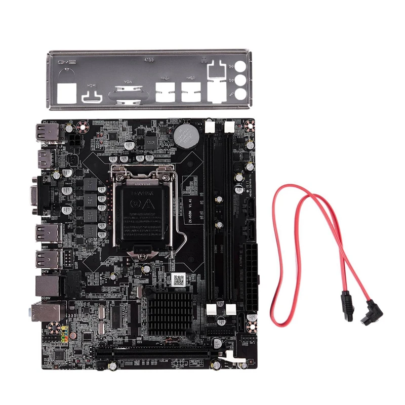 H55 LGA 1156 гнездо для материнской платы LGA 1156 Mini atx Рабочий стол изображения USB2.0 SATA2.0 двухканальный 16G DDR3 1600 для Intel-SCLL