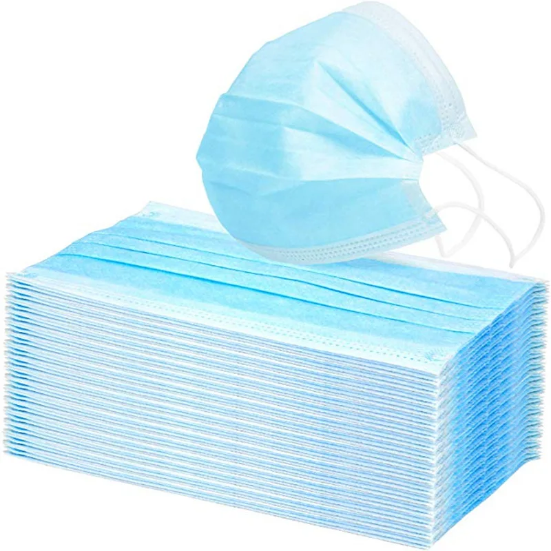 

3-Ply Anti-Dust Disposable Masks Mouth Mask Nonwoven Elastic Earloop Salon