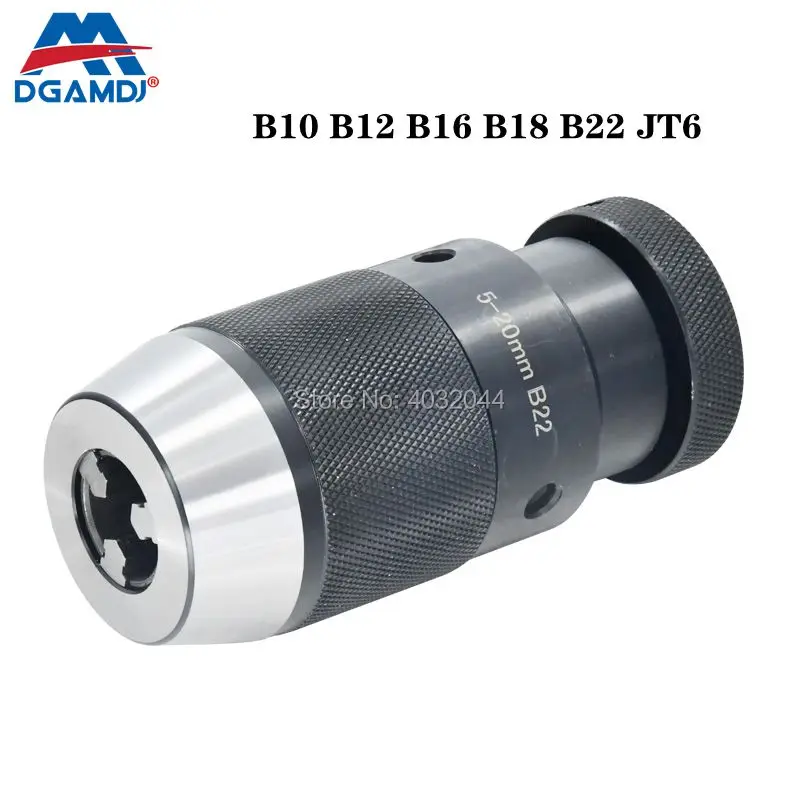 Drill-Chuck Lathe B12 B16 B18 B10 Precision Keyless B16-Adaptor Power-Tool B22 JT6