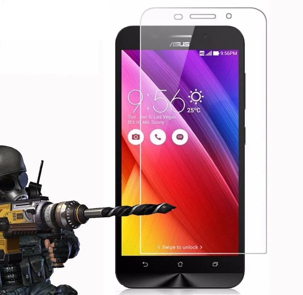 Tempered Glass For Asus Zenfone 2 Laser ZE500KL ZE550KL 4 5 GO ZC500TG ZE551ML 3Max ZB452KG Selfie Zoom ZX551ML Screen Protector | Мобильные