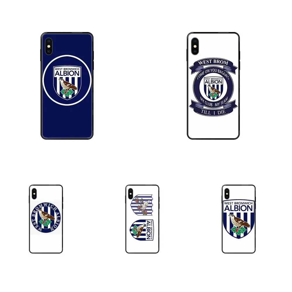 Мягкий ТПУ Черный телефон West bromвич логотип на дереве для Huawei Honor 20 20I 20S 10 10I 6A 7A 7X 8C 8X