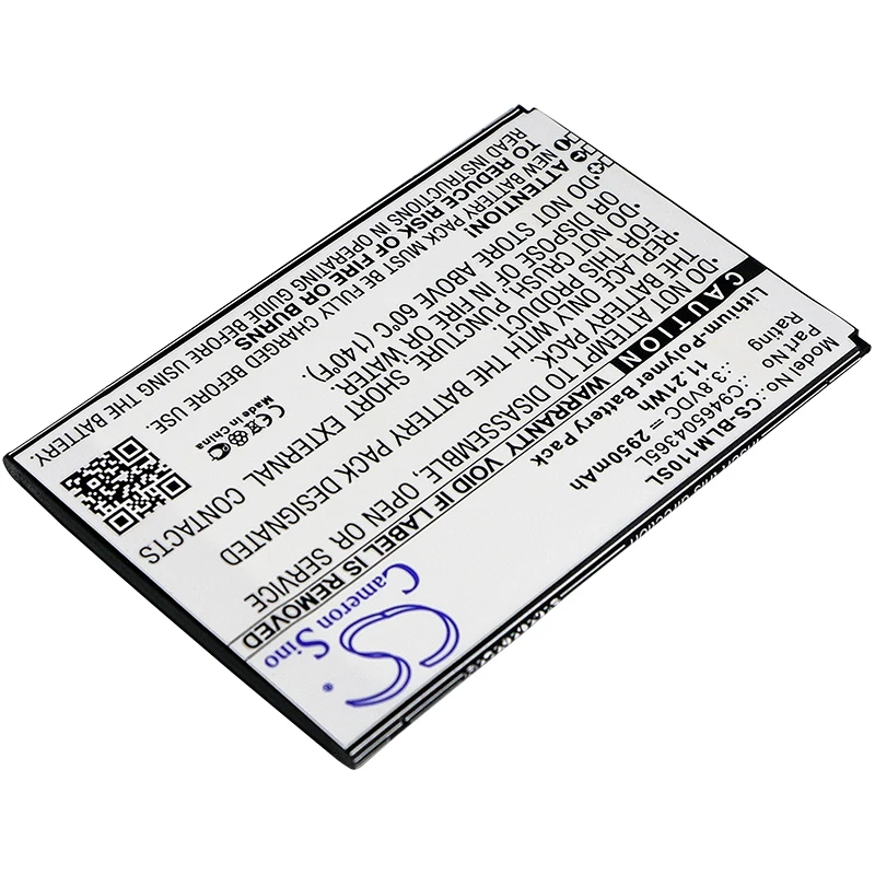 Cameron sino 2950mAh аккумулятор для BLU L0110EE L0110UU Life Max, C946504365L
