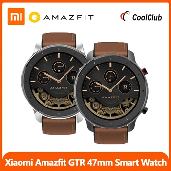 

Xiaomi Amazfit GTR 47mm Smart Watch 5ATM Waterproof Smartwatch 24 Days Battery 12 Sports Modes For Xiaomi Android