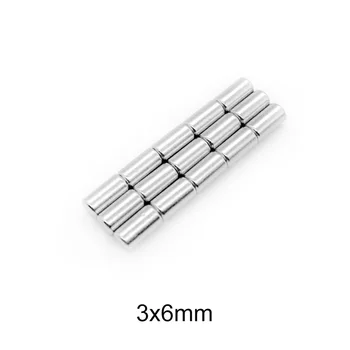 

50~1000pcs 3x6 Search Minor Diameter Magnet 3mm x 6mm Bulk Small Round Magnets 3x6mm Neodymium Disc Magnets 3*6 strong magnetic