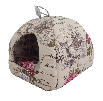 

Bobrovo YARD dwelling for cats sleep Sweet № 2, rose, 42 x 42 x 38 cm