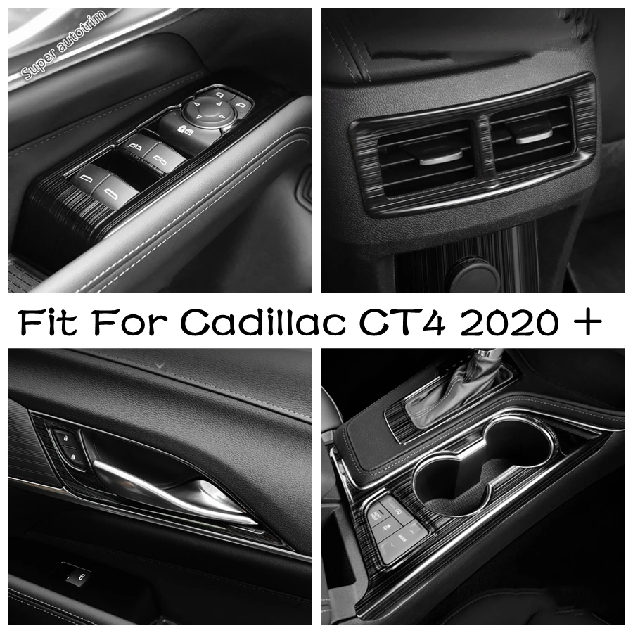 

Коробка переключения передач + держатель для стакана для воды/крышка для вентиляционной рамы кондиционера, отделка, нержавеющая сталь, подх...