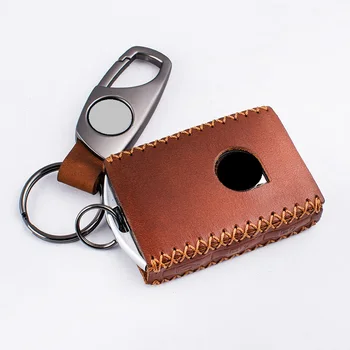 

Genuine Leather Car Remote Key Cover key Case For Volvo xc40 xc60 xc90 s90 v90 XC60 XC90 XC40 S90 V90 2018 2019