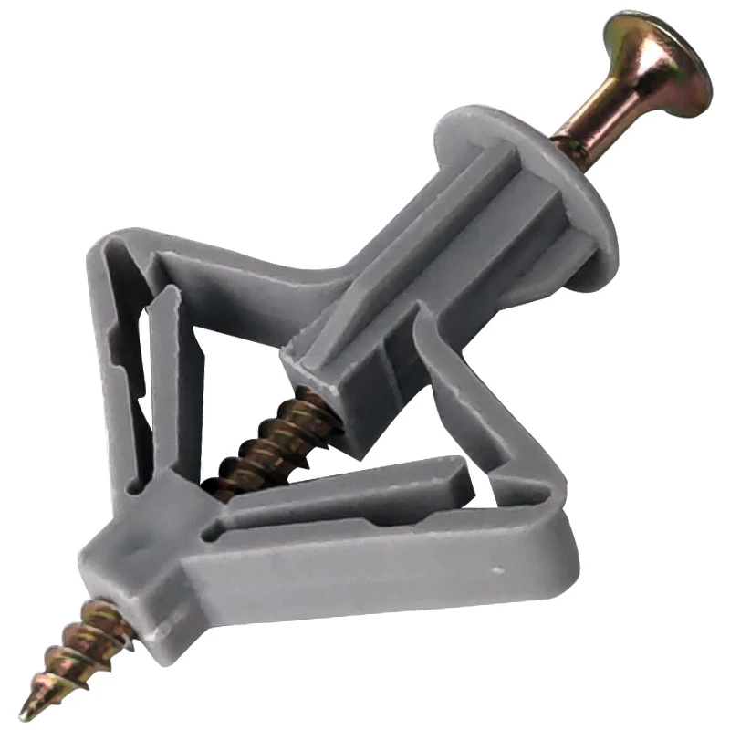 Expansion Screw 100Pcs Poly Toggle Plasterboard Anchor Plastic Expansion Tube Pipe Wall Anchors Plugs Expansion with Screw Kit Fixed Expansion Screw 100Pcs Poly Toggle Plasterboard Anchor Plastic Expansion Tube Pipe Wall Anchors Plugs Expansion with Screw Kit Fixed