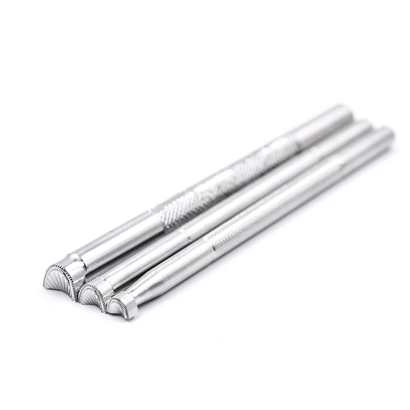 SOZO BK1 Lather Carving Tool Geometrics Crescent Shell DIY Handmade Stamping-Print Embossing Stamps 304 Stainless Steel