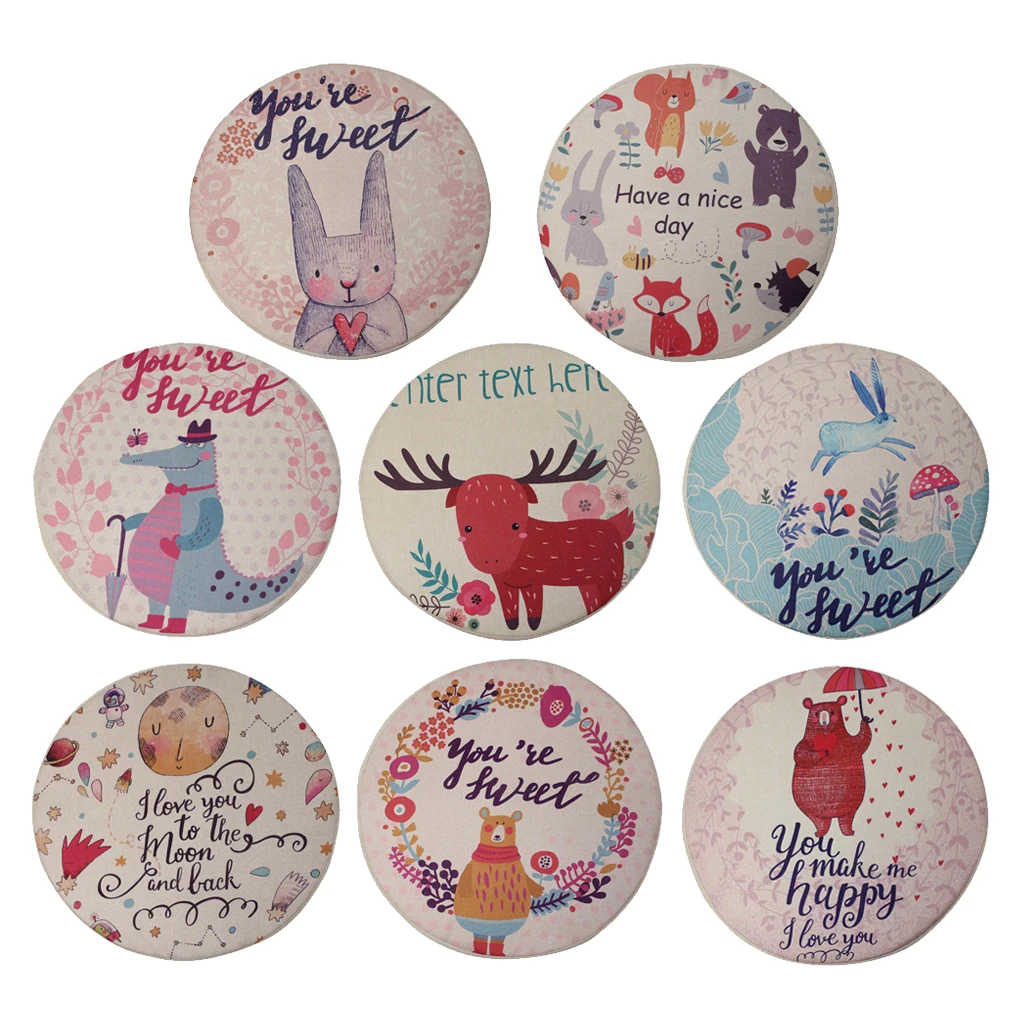 Cartoon Soft Cushion Little Children Sitting Mats Activity Game Rug Have Fun
