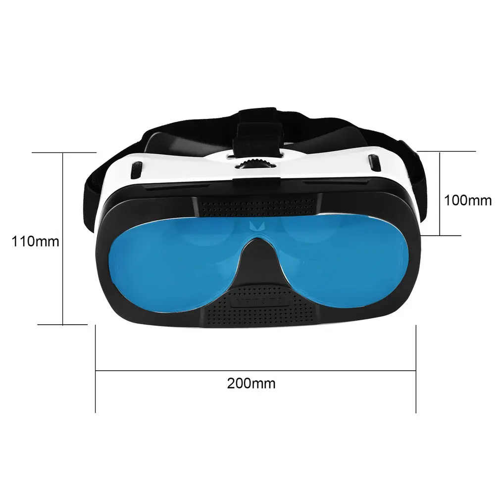 LESHP Blu-ray Glass Lens 3D VR Glasses Virtual Reality Headset Movie Game Anti-ultraviolet Anti-dizziness Better Thermal