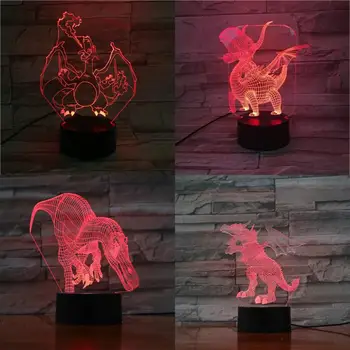 3D Dinosaurus Lamp Slaapkamer Naast Nachtlampje Acryl Plaat Touch Afstandsbediening Base Festival Sfeer Verlichting Geschenken Voor Kinderen Verjaardag 3D Dinosaurus Lamp Slaapkamer Naast Nachtlampje Acryl Plaat Touch Afstandsbediening Base Festival Sfeer Verlichting Geschenken Voor Kinderen Verjaardag