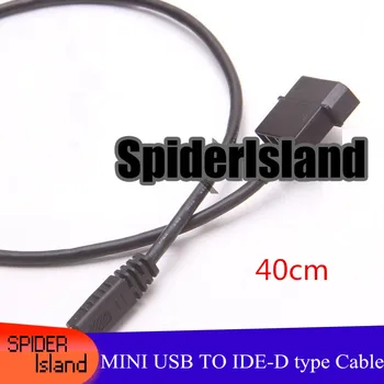 

2pcs New 40CM mini USB to IDE D type extention power Cable computer power adapter MP3 power supply