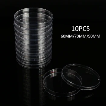 

Plastic Disposable Petri Dishes Multifunctional Industrial W/Lids 60mm 70mm 90mm Bacteria Culture Dish Sterile Petri Dishes