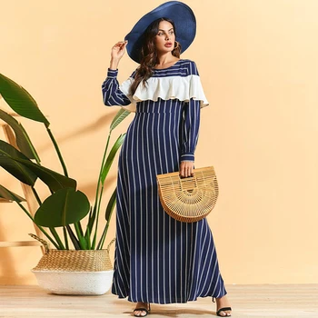 

Dubai Jilbab Abayas for Women Muslim Hijab Dress Kaftan Boho Beach Party Maxi Vestidos Abaya African Turkish Islamic Clothing