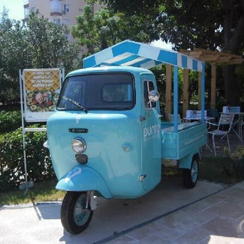 

Best customize ape food truck/cart/trailer for sale tuk tuk ape bar/espresso bar vintage mobile shop