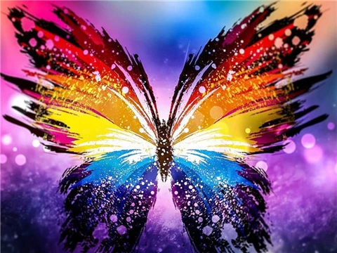 5D Diamond Painting Butterfly Full Square Diamond Embroidery Mosaic Sale Animal Home Decoration