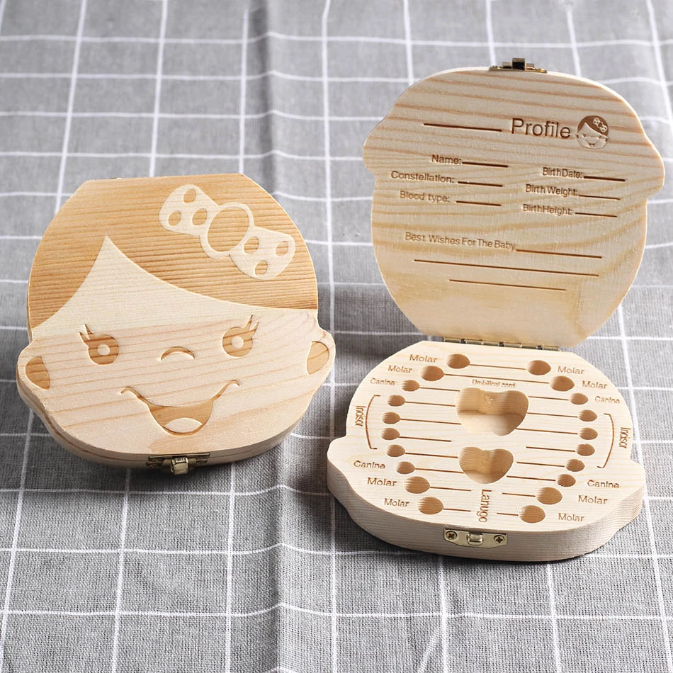 Baby Milk Teeth Box Baby Deciduous 