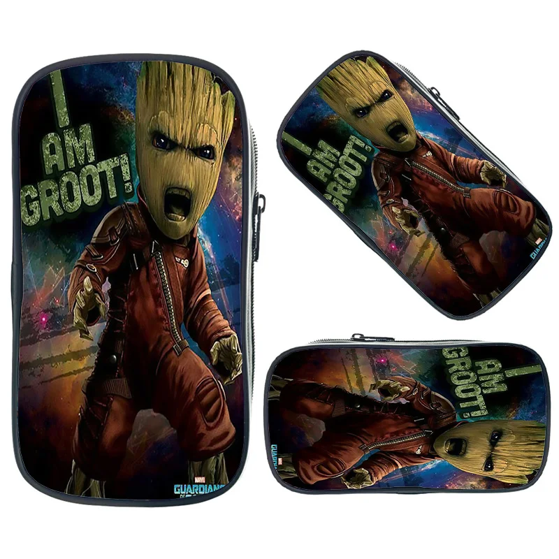 I Am Groot косметички для мальчиков и девочек школьные принадлежности пакеты для хранения большой пенал для женщин и мужчин модные косметички - Цвет: 3