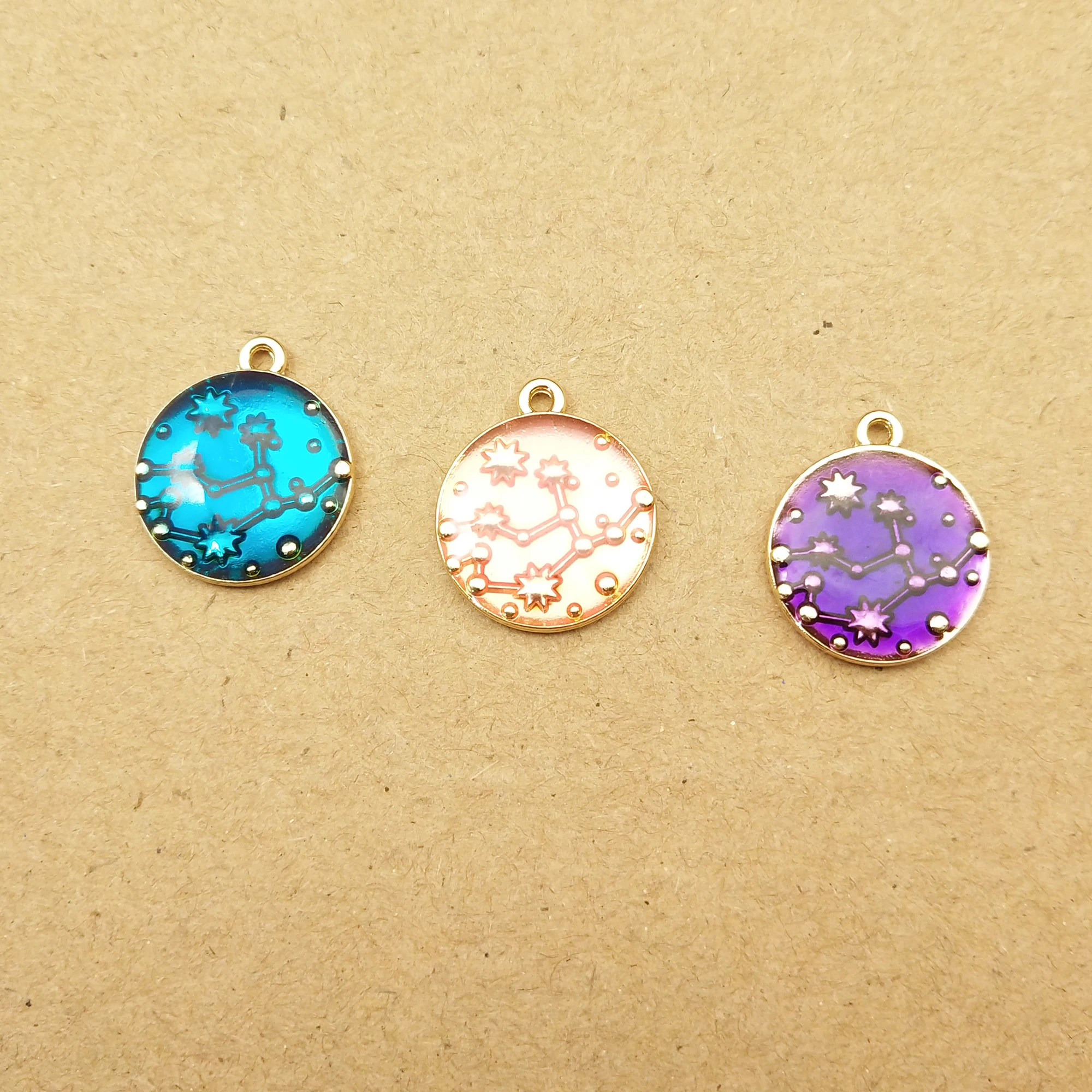 

10pcs 14x19mm universe charm for jewelry making and crafting earring charm fashion pendant star connect star