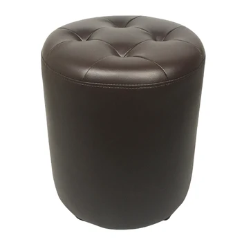

Leather Pier Stool Sofa Home Living Room Foot Stool Dressing Makeup Stool European Real Leather Shoes Shoes Stool