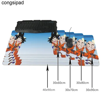 

300x800x2mm Dragonballz Logo Extended Gaming Wide Large Mouse Pad Big Size Desk Mat New Year's Gift