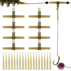 Carp Fishing Accessories Anti Tangle Sleeves Side Bends With Swivel Carp Hook Link Helicopter Carp Rig For Fish Tackle Equipment