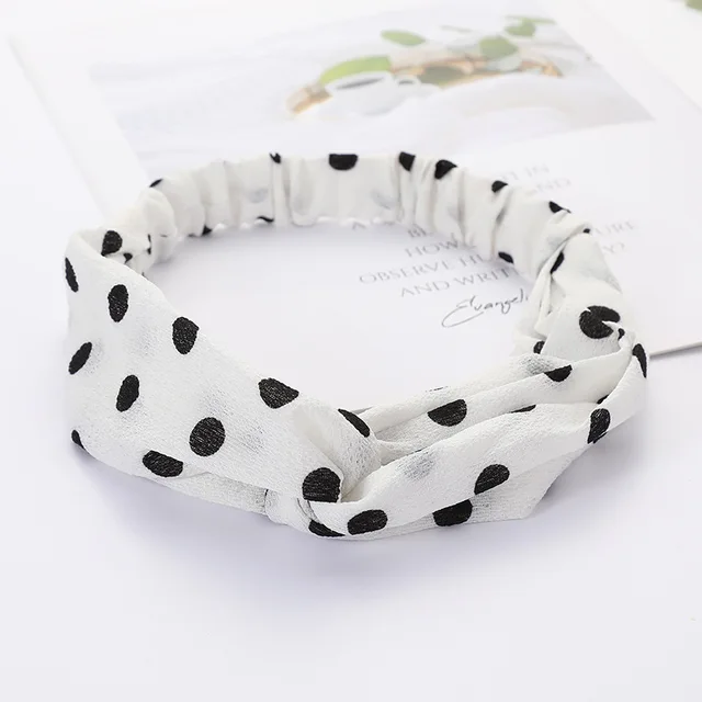 Women Cross Solid color Hair Bands Girls Print Flower Headbands Fashion Turban Make up Hair Accessories FD127 BD3