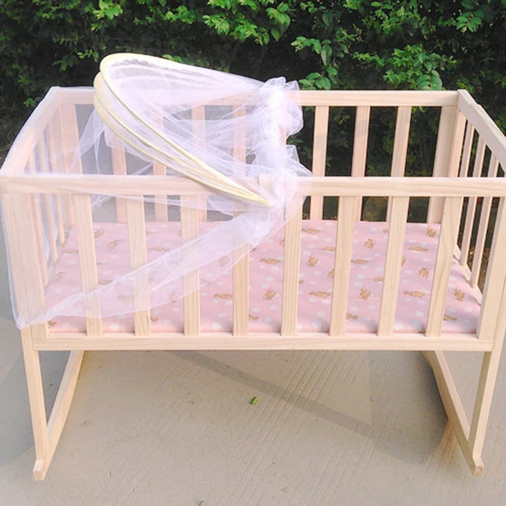 Crib Mosquito Net Universal Baby Kids Cradle Mosquito Net Crib Cot Mesh Canopy 90x50cm Infant Toddler Playpens Baby Bed Tent