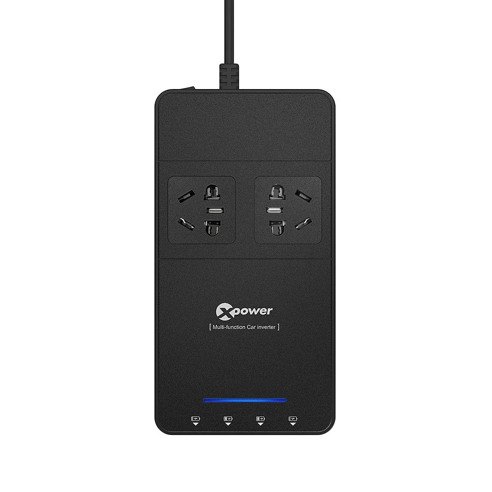 X power 12 В 220 автомобильная мощность адаптер постоянного тока в переменный ток с