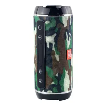 

Camouflage Bluetooth Speaker Original Brand TG116 Outdoor Portable Speakers Bass Column Camouflage FM USB TF AUX Subwoofer