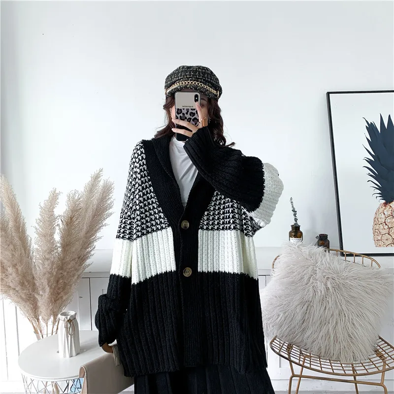 SuperAen, кардиган, свитера, пальто для женщин, осень и весна, новинка, дикий женский свитер, пальто, модные, v-образный вырез, повседневные топы для женщин